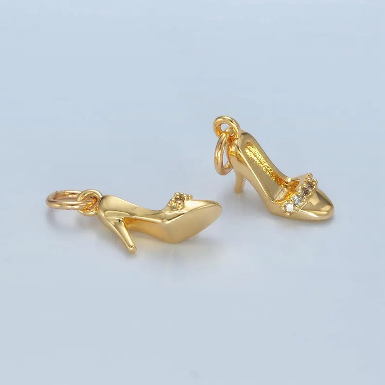 Gold Heel Charm image 0