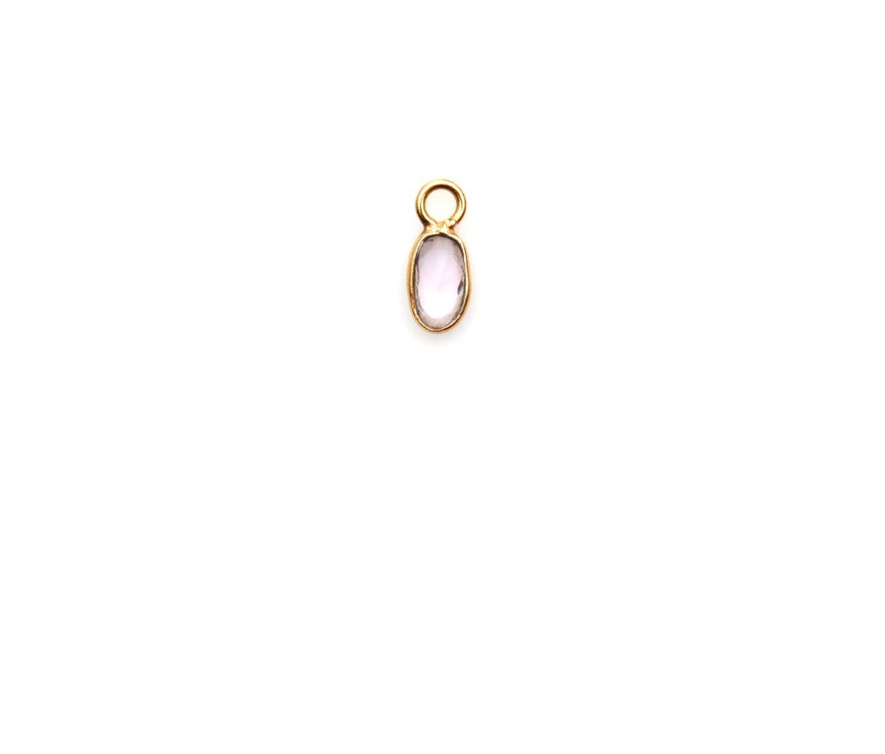Morganite Tear Drop Necklace image 1