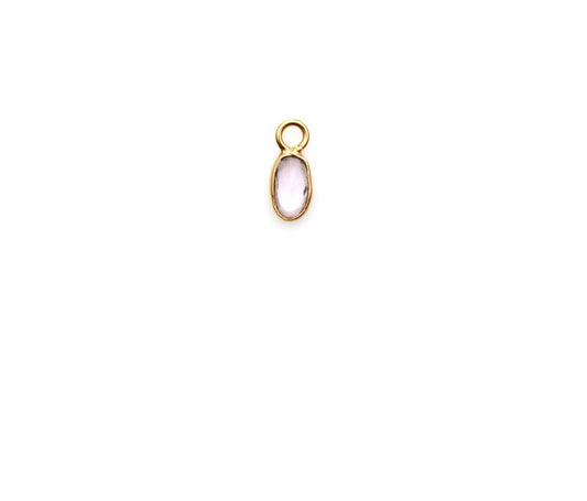 Morganite Tear Drop Necklace image 1