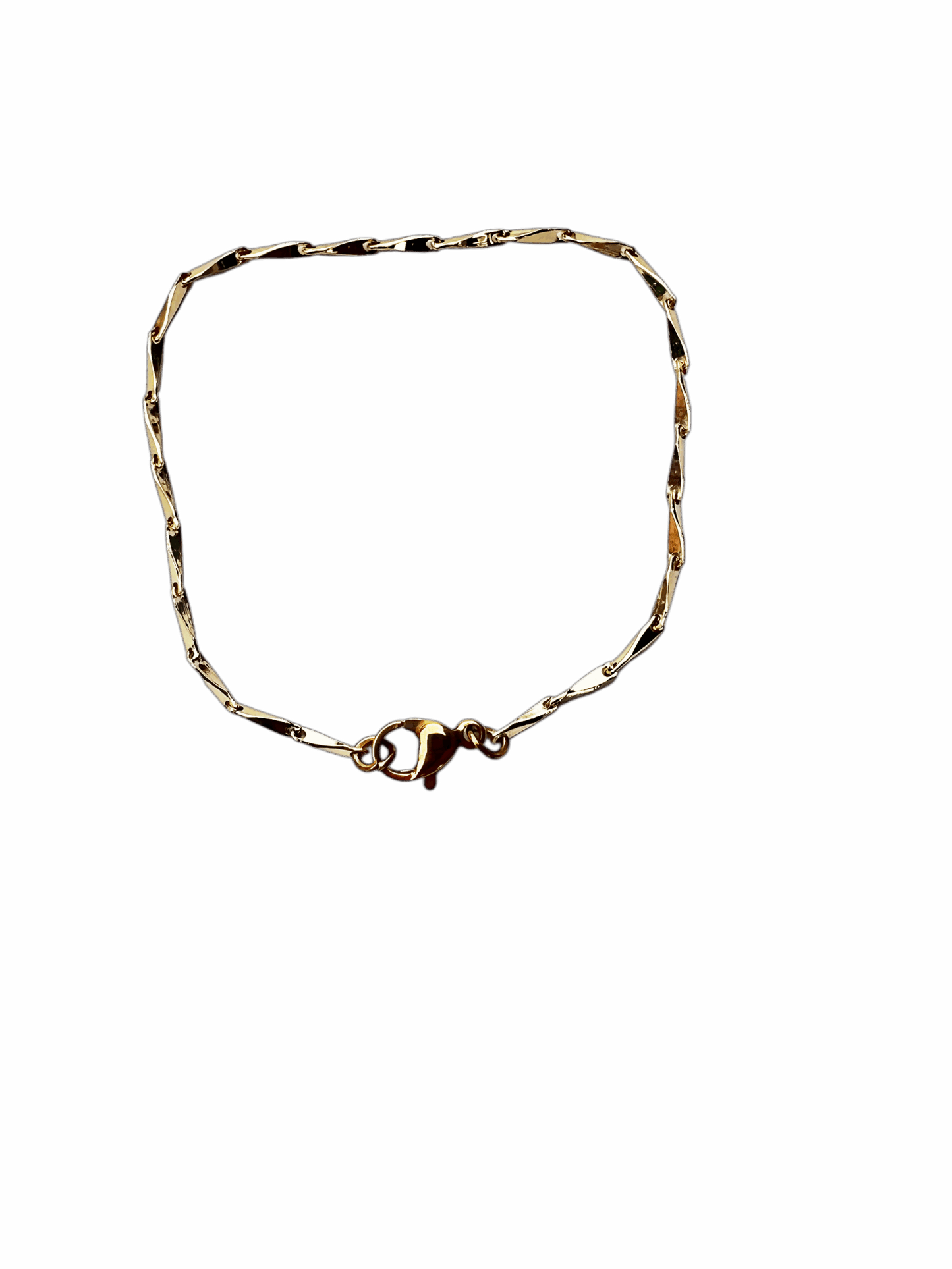 Dainty Rhombus Chain Bracelet image 0