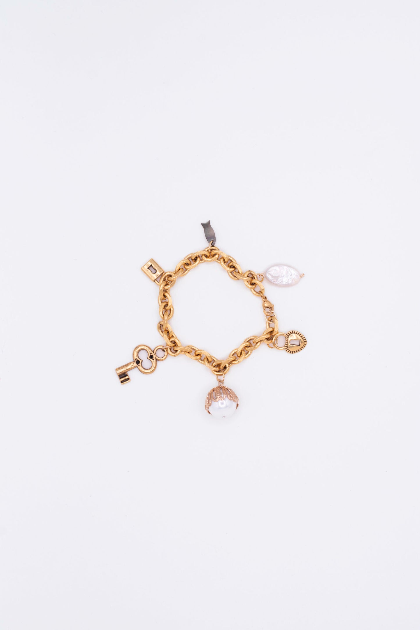 Key To My Heart Charm Bracelet image 1