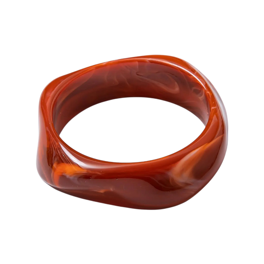 Chunky Resin Cuff Bracelet image 1