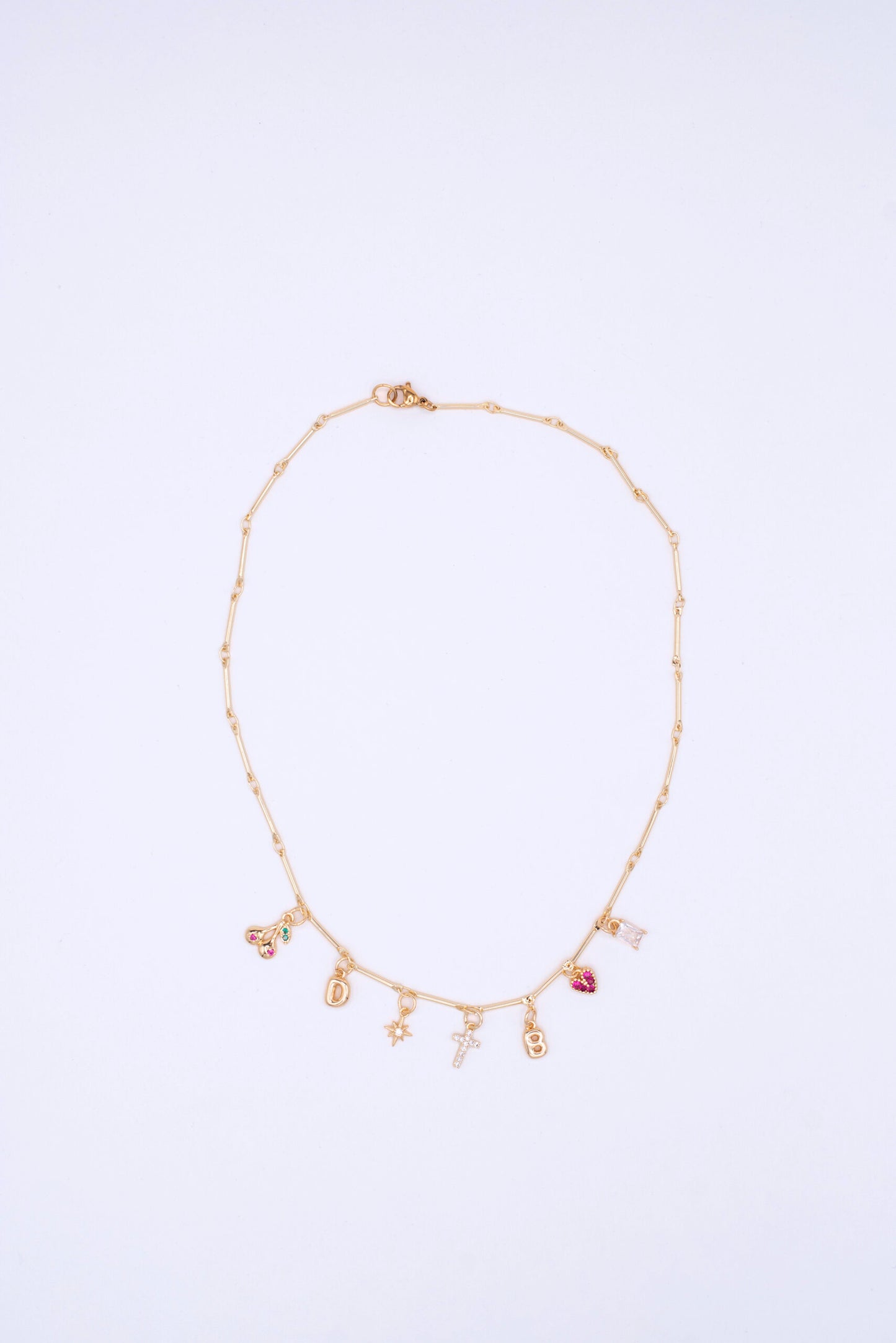 Faith and Gleam Charm Necklace image 0