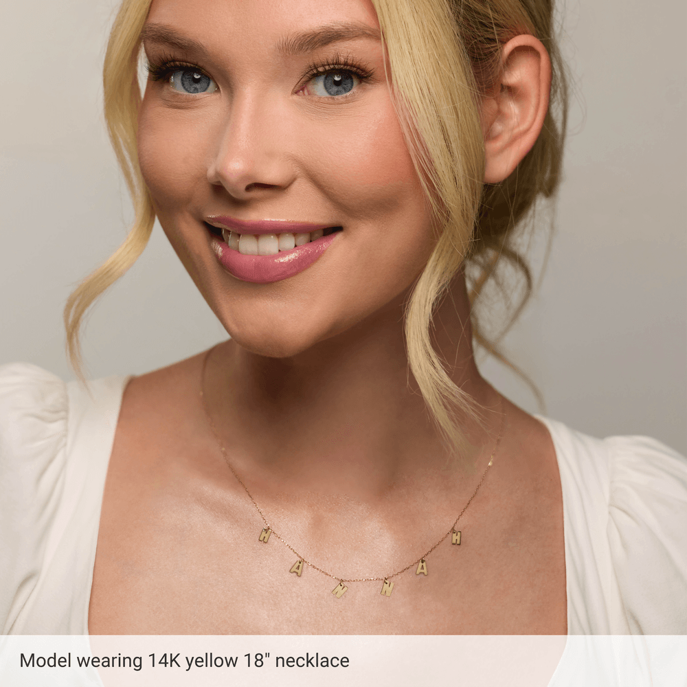 Personalized 18" Initial Necklace