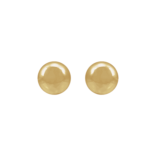 14K Yellow Gold-Filled Ball Stud Earring