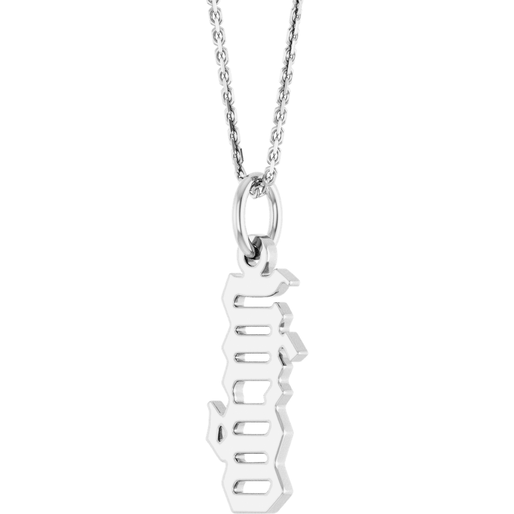 14k Gold Gothic Zodiac Necklace