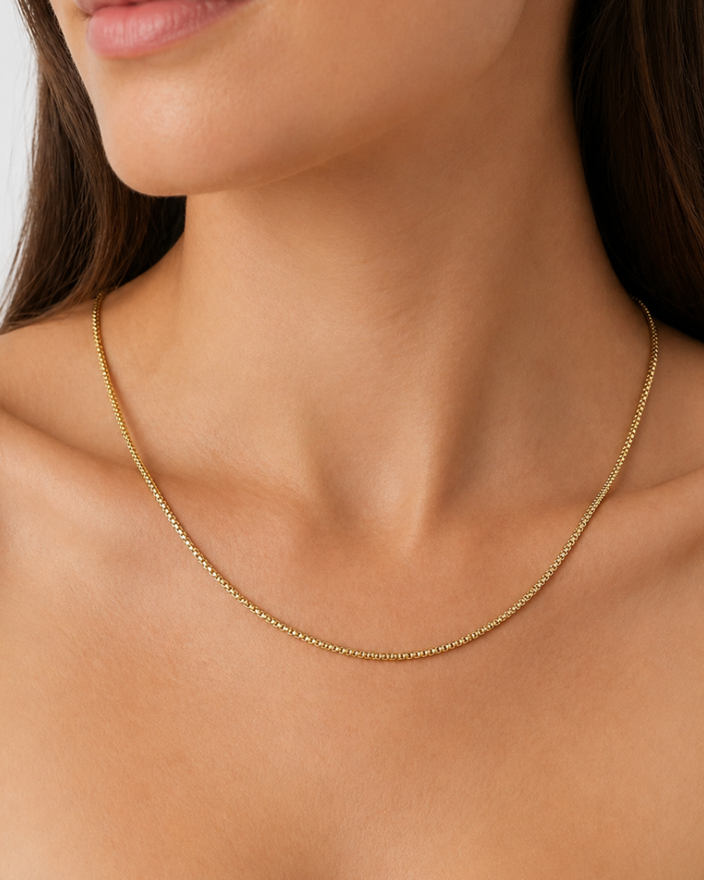 18k Gold Filled Box Chain
