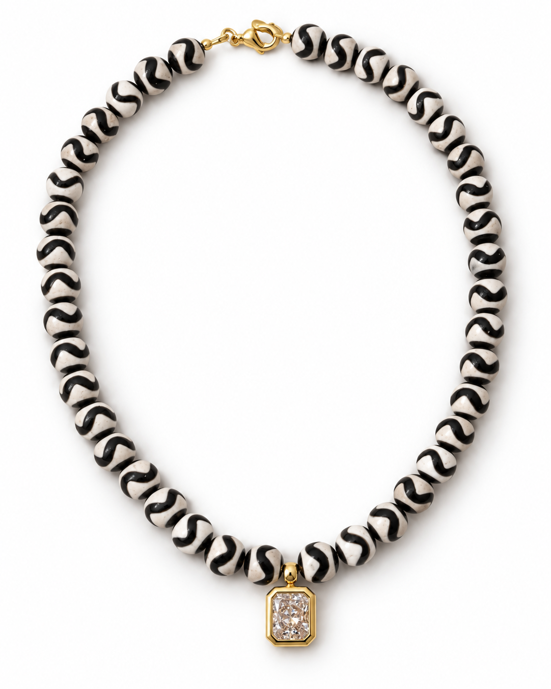Zebra Necklace