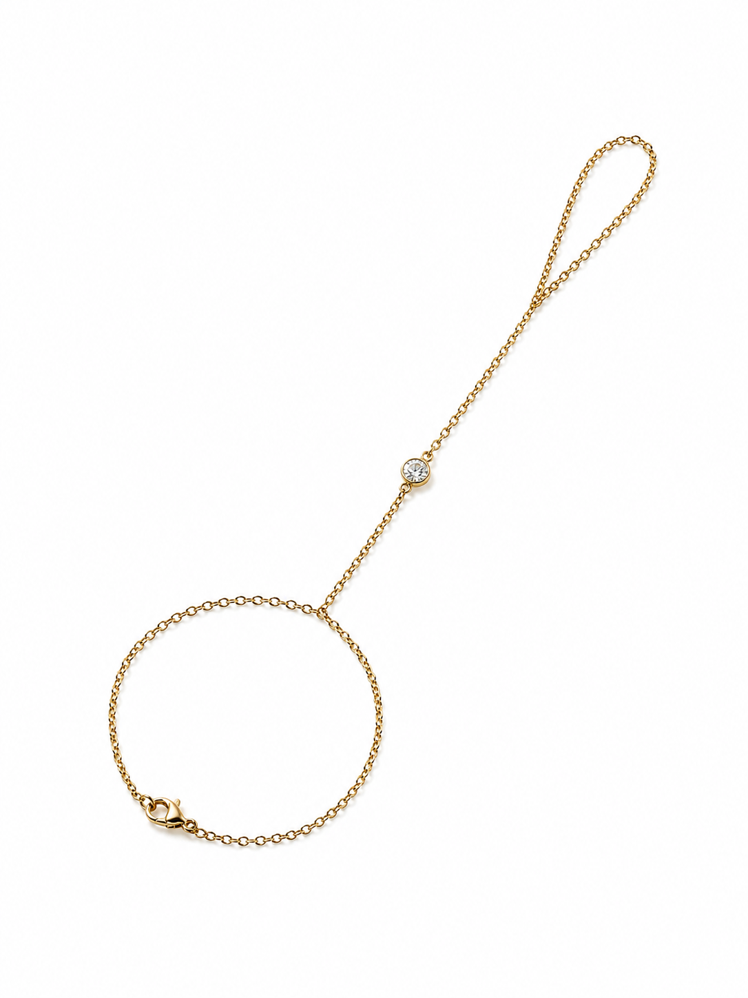 Single CZ Hand Chain