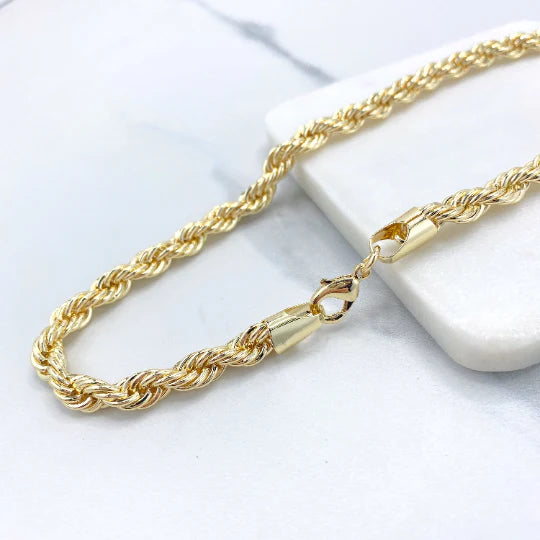 18k Gold Filled Rope Chain image 0