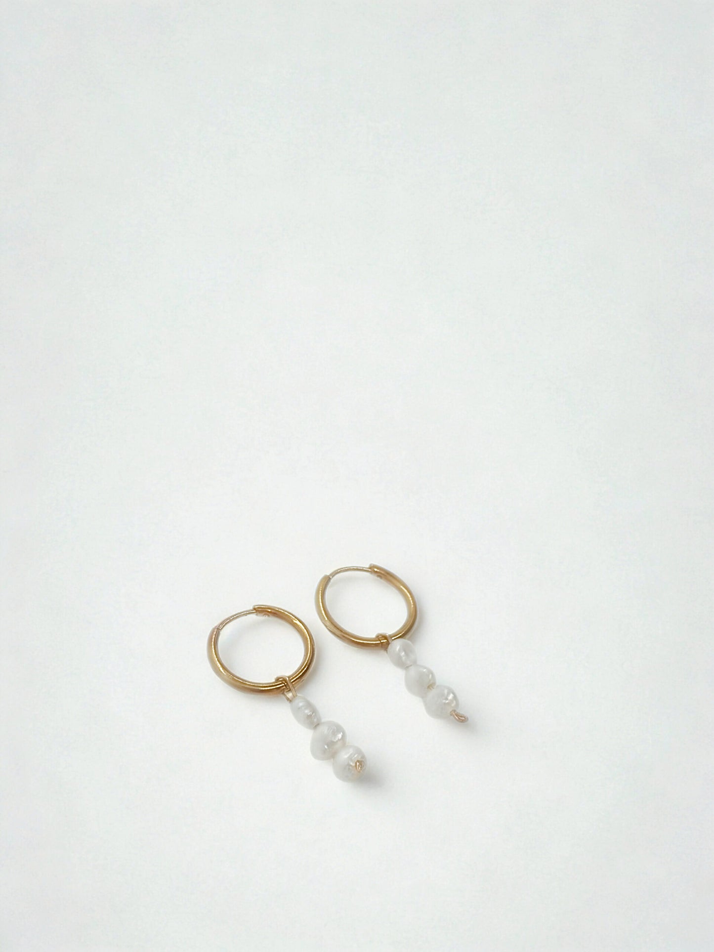 Double Pearl Earrings image 0