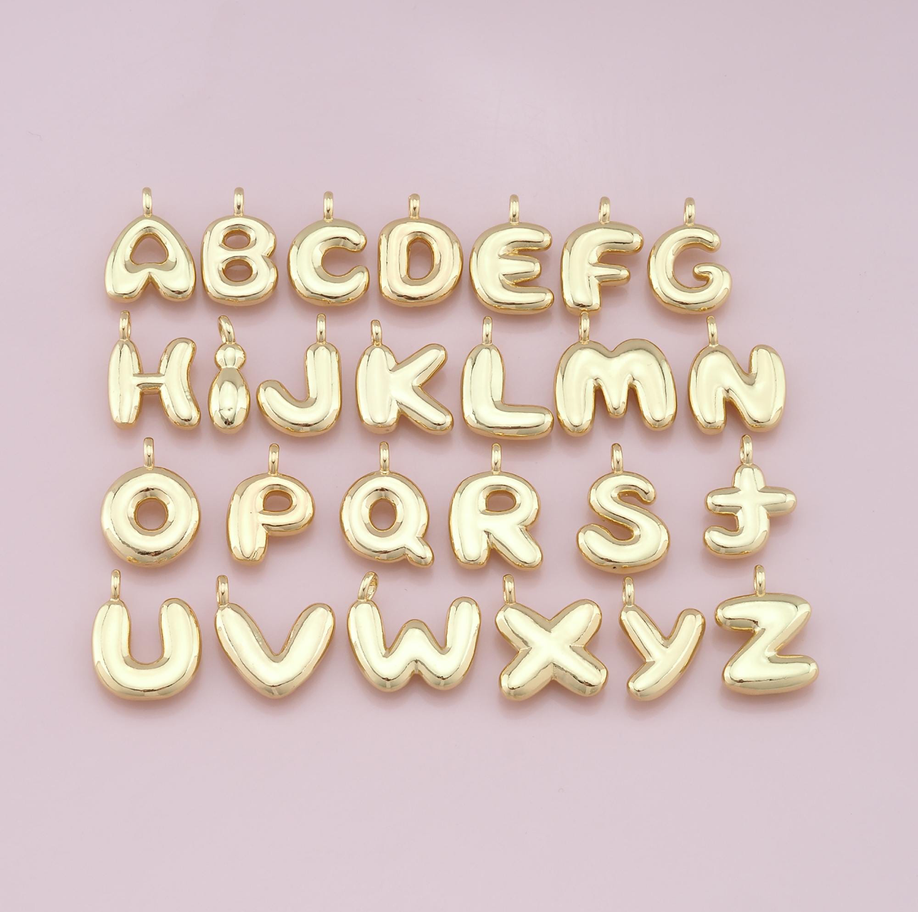 Medium MP Letter Loop Charm image 0