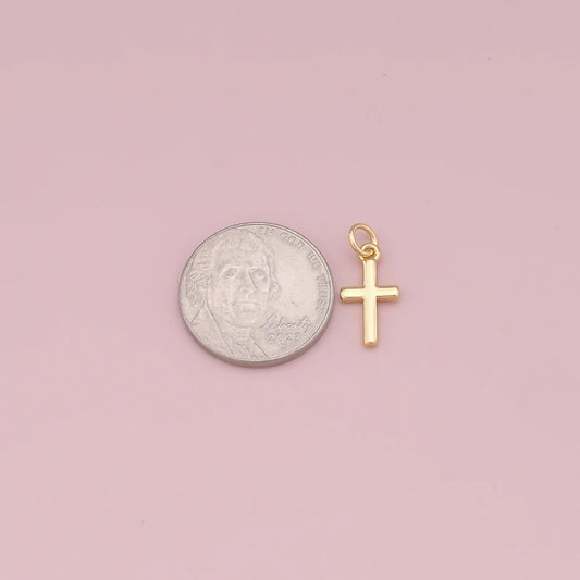 Mini Cross Pendant Charm image 0