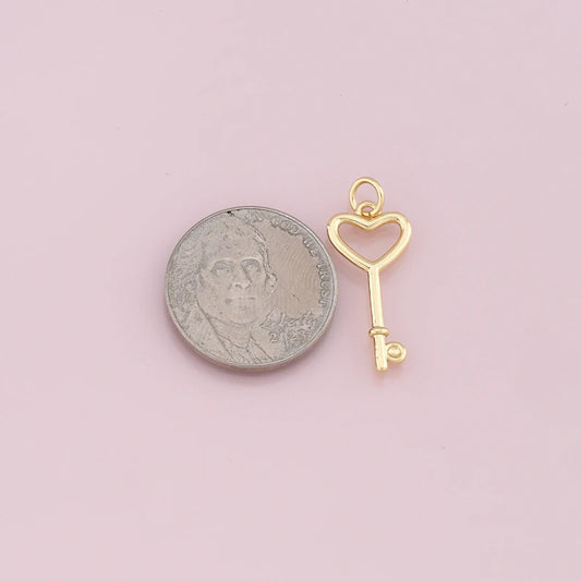 Heart Key Charm image 0