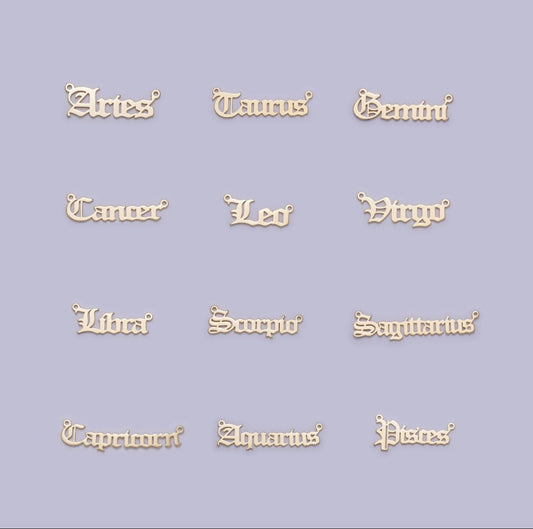 Zodiac Connector Charm image 0