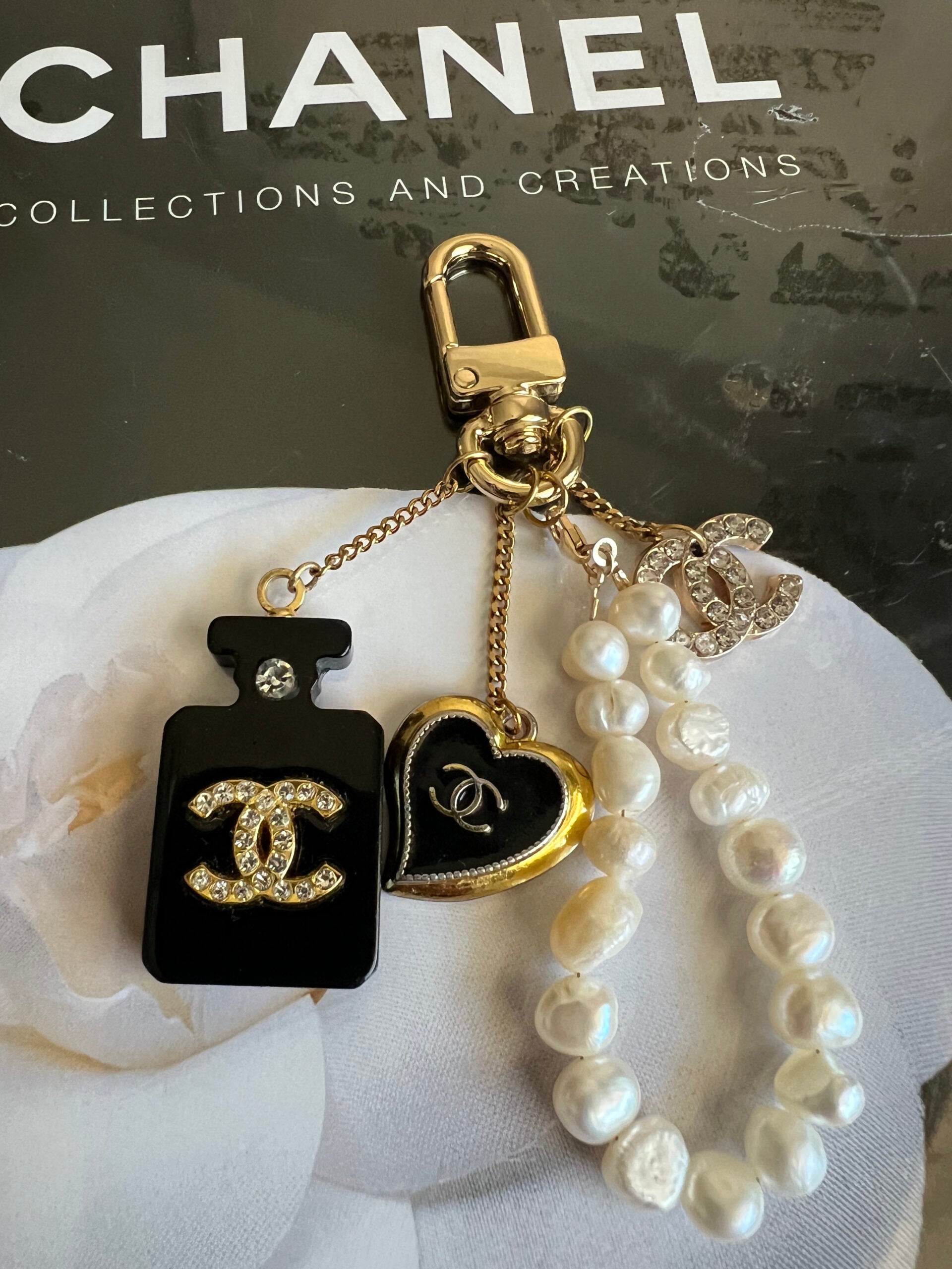 Chanel Key Chain Black image 0