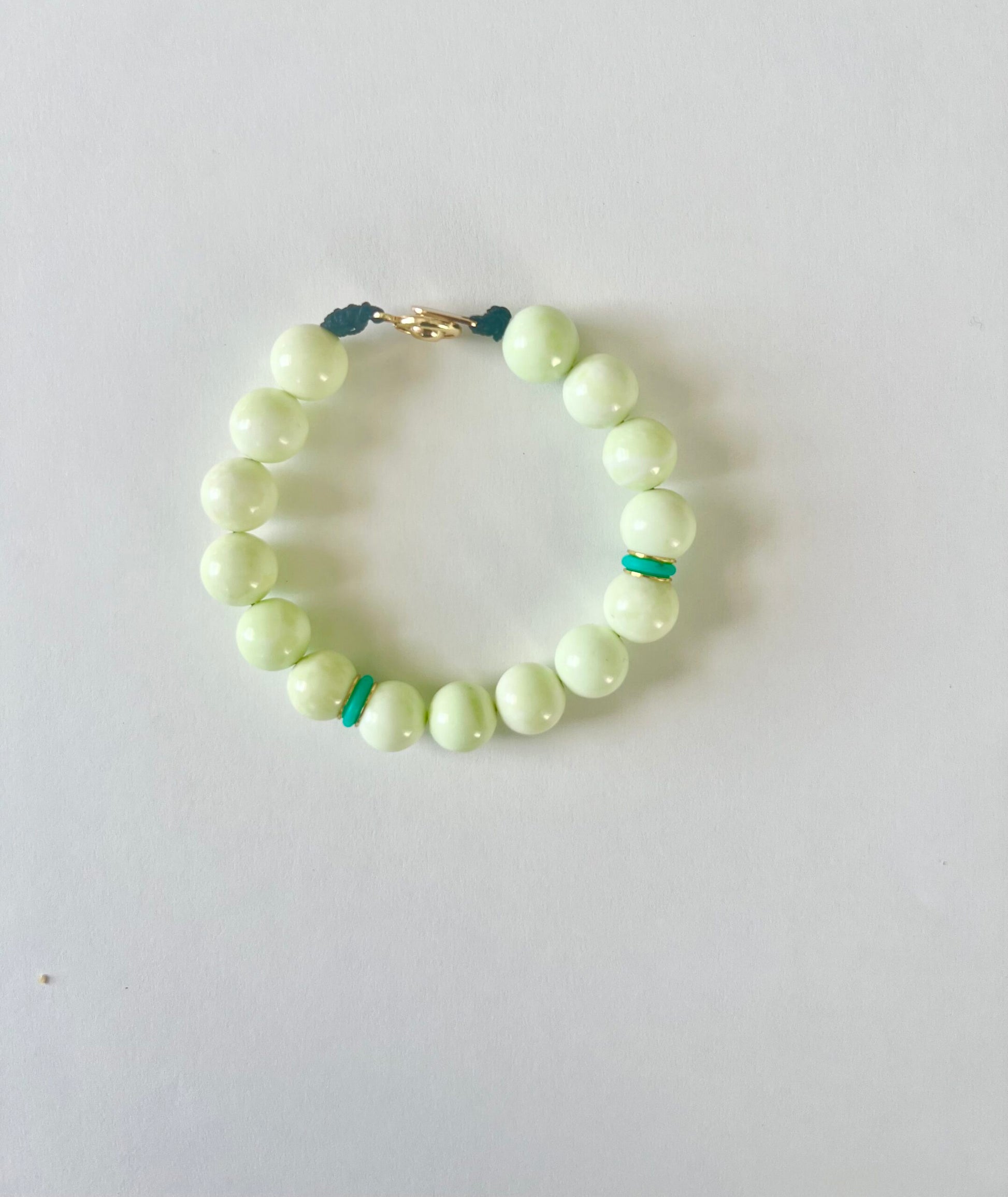 Chiffon Green Agate Faceted Bracelet image 0