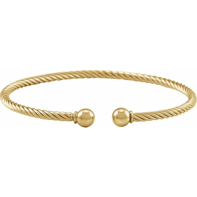 14K Yellow Gold-Filled Cuff Bracelet