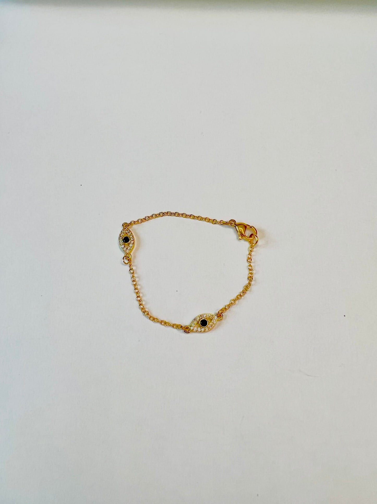 Dainty Evil Eye Bracelet image 0