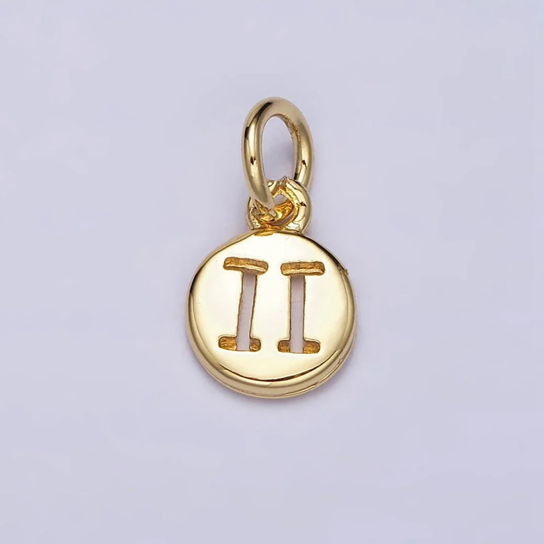 Round Zodiac Sign Charm image 1