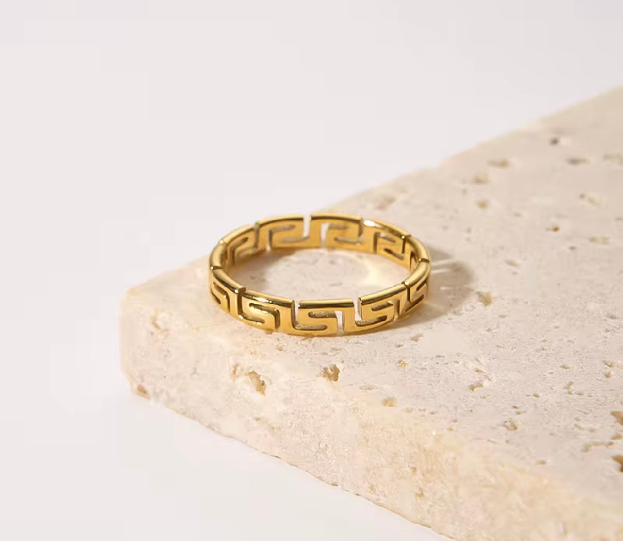 Greek Key Ring