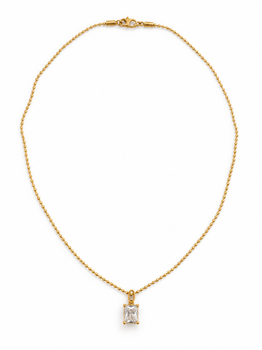 Emerald Cut Necklace