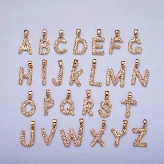 Pink Gold MP Letter Loop Charm image 0