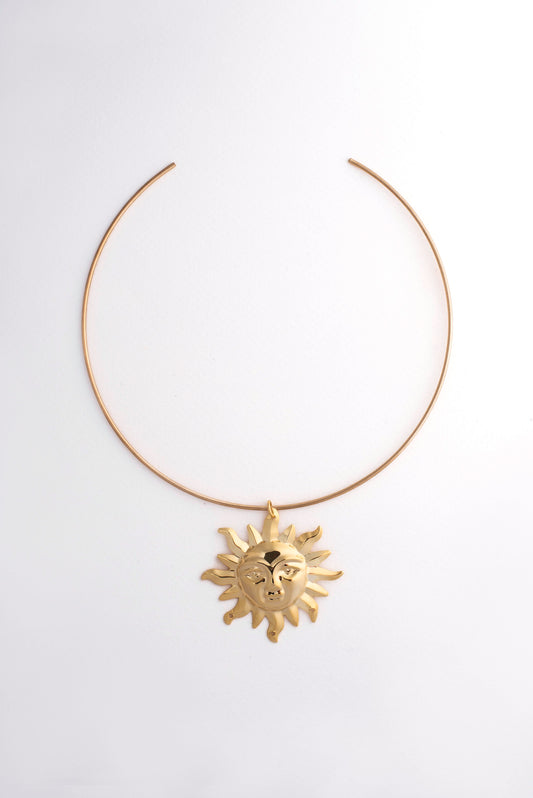 Celestial Sun Choker Necklace image 0