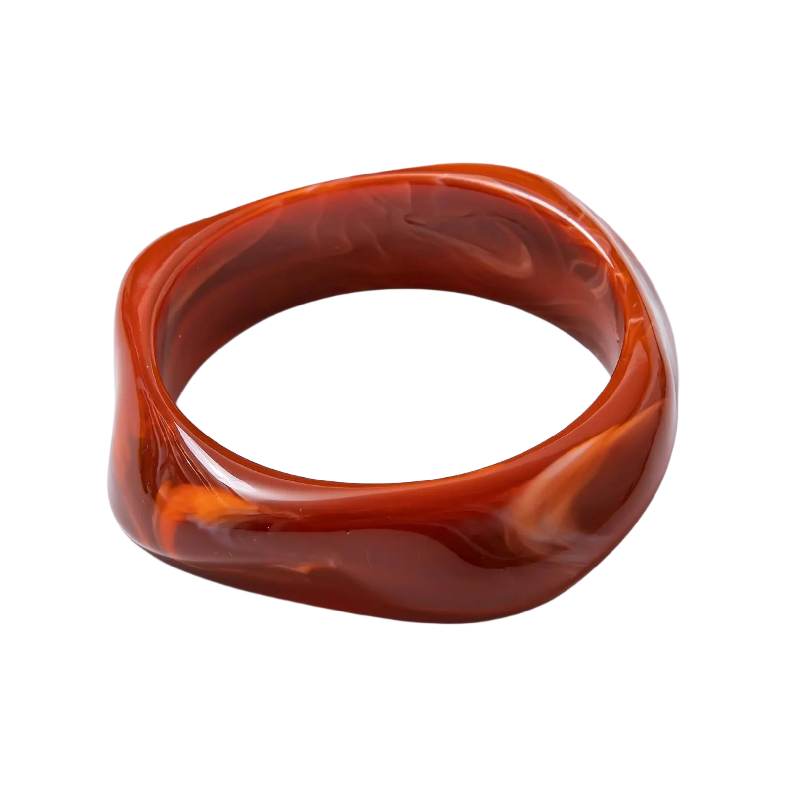 Chunky Resin Cuff Bracelet image 1