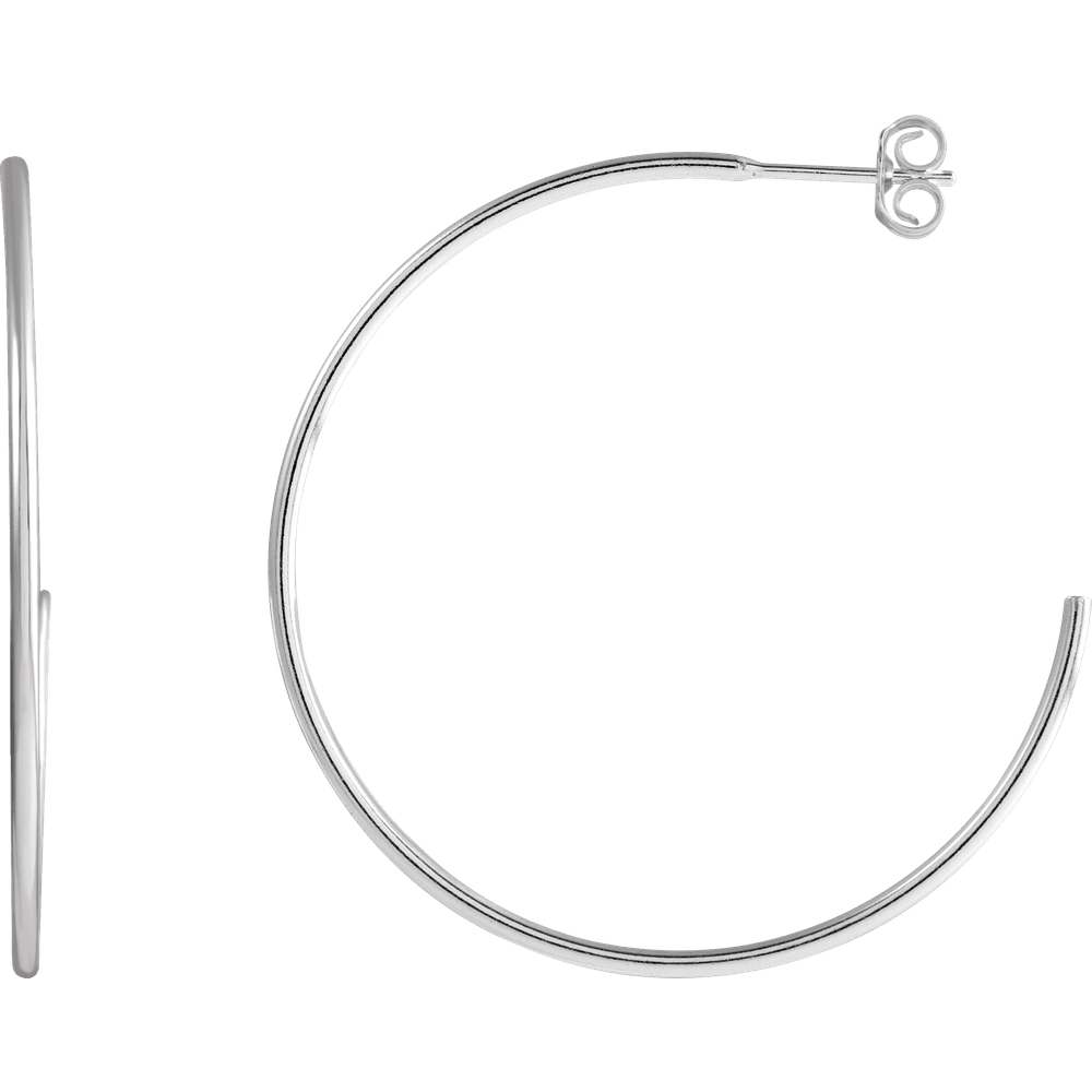 Sterling Silver Hoop Earrings
