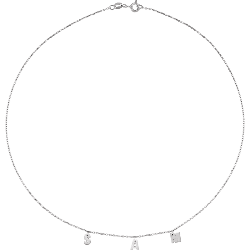 Personalized 18" Initial Necklace