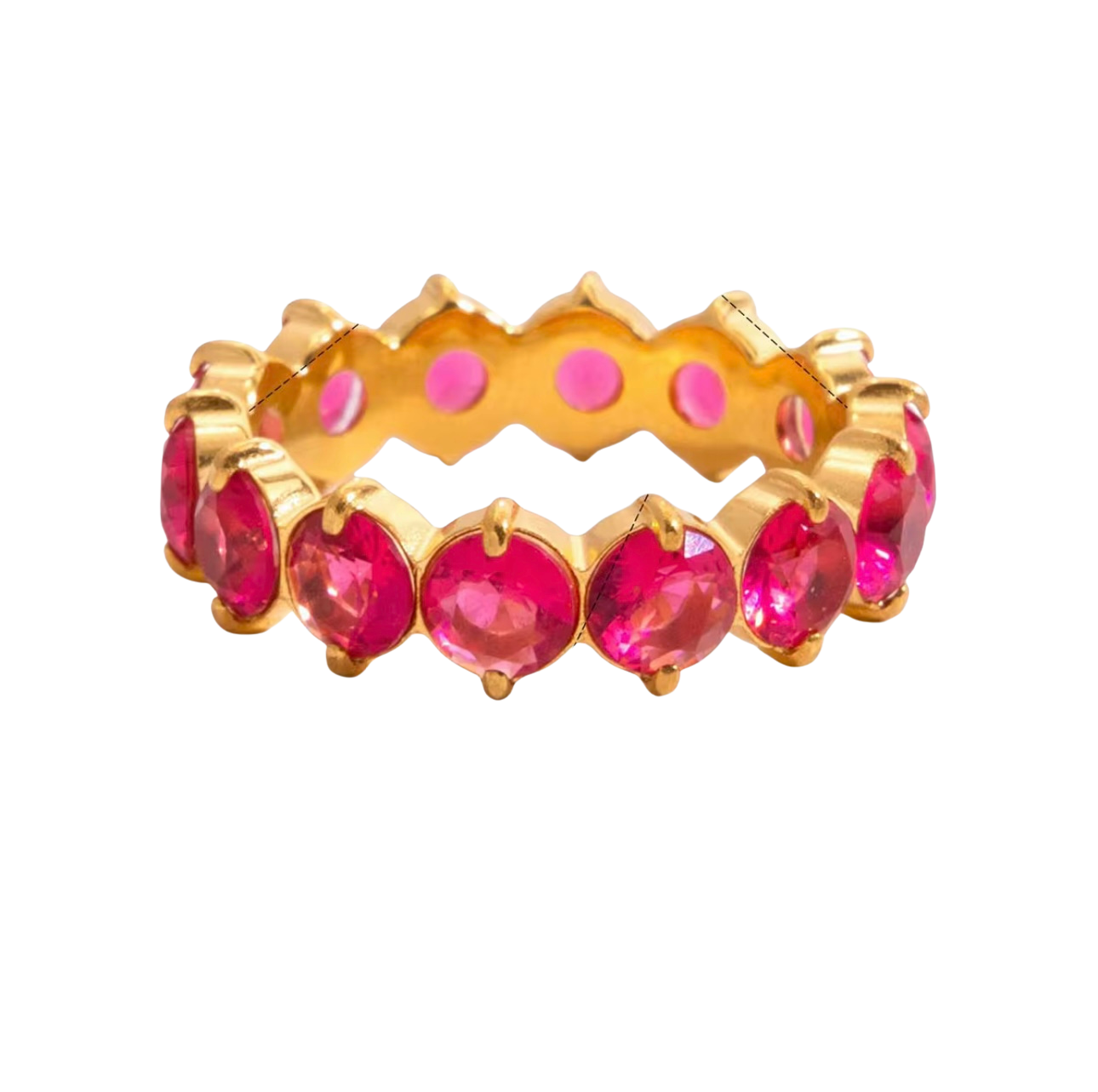 Pink Eternity Ring