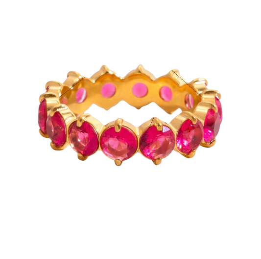 Pink Eternity Ring