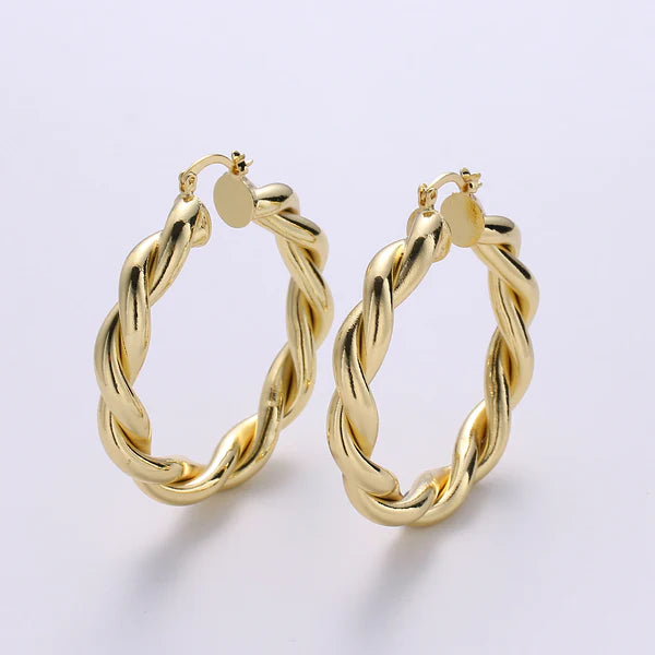 14k Gold Filled Hoops Earring image 0