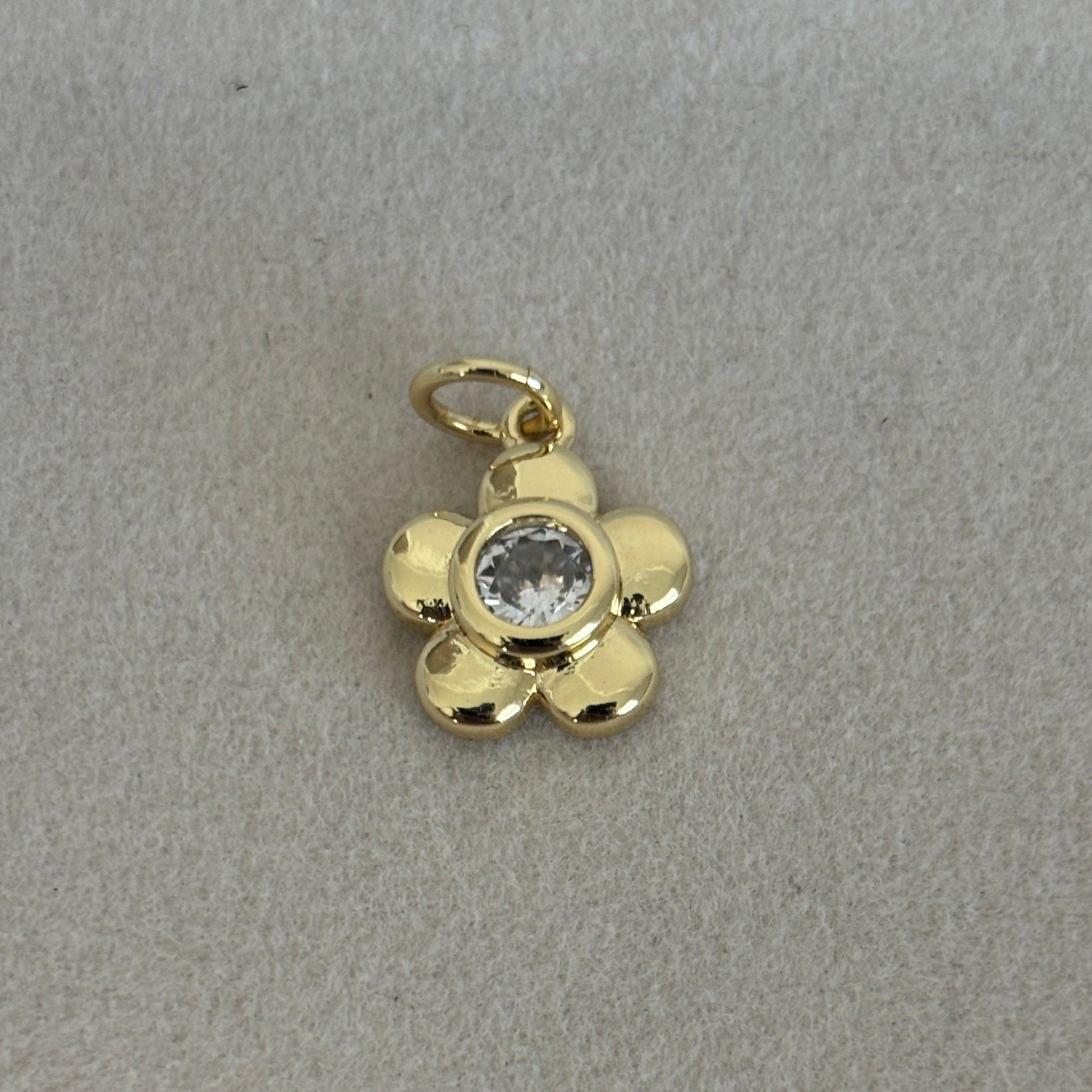 CZ Petal Mini Charm image 0