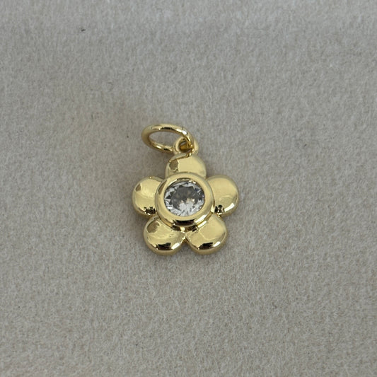 CZ Petal Mini Charm image 0