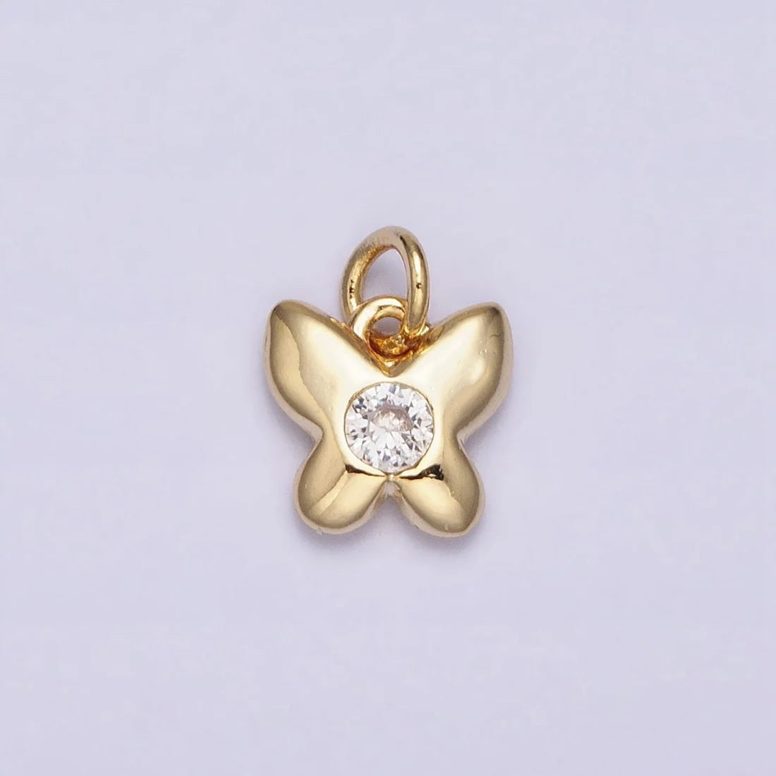 Mini Mariposa Butterfly Round Charm image 0