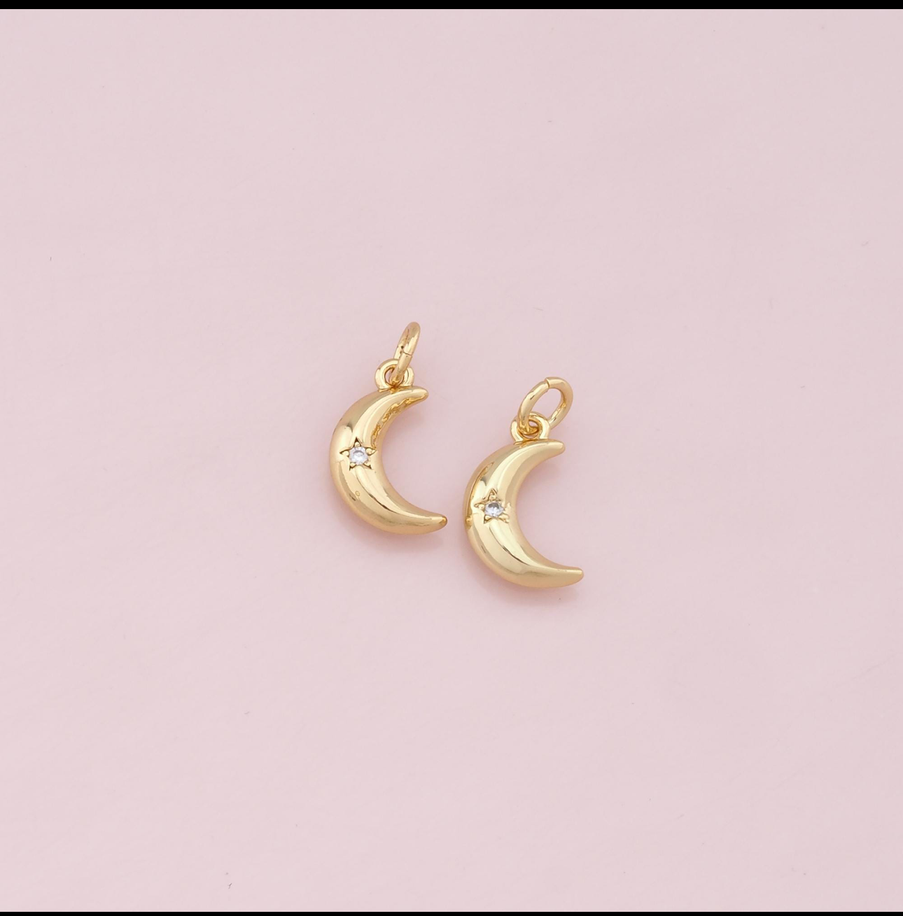 Tiny Moon Charm image 0