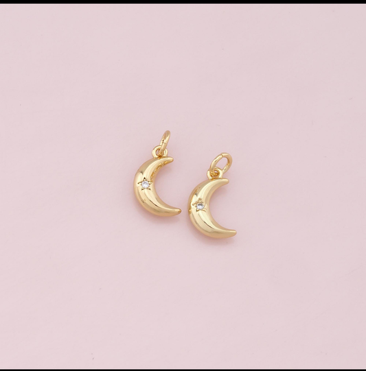Tiny Moon Charm image 0