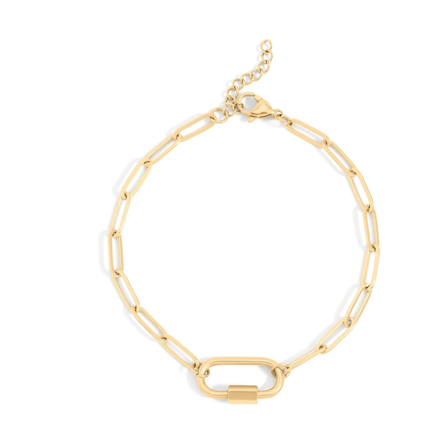 Paperclip Carabiner Bracelet