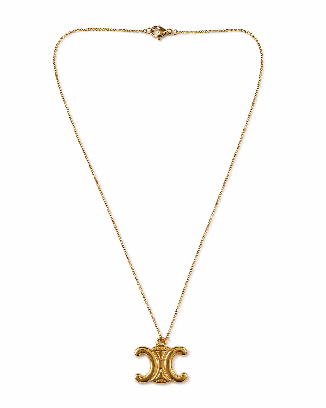 Gold Celine Pendent Necklace