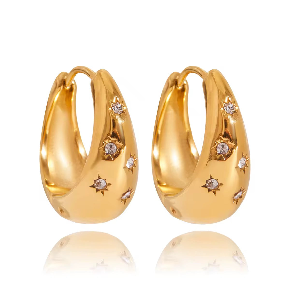 Constellation Huggie Earrings