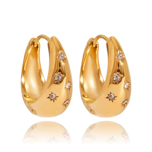 Constellation Huggie Earrings