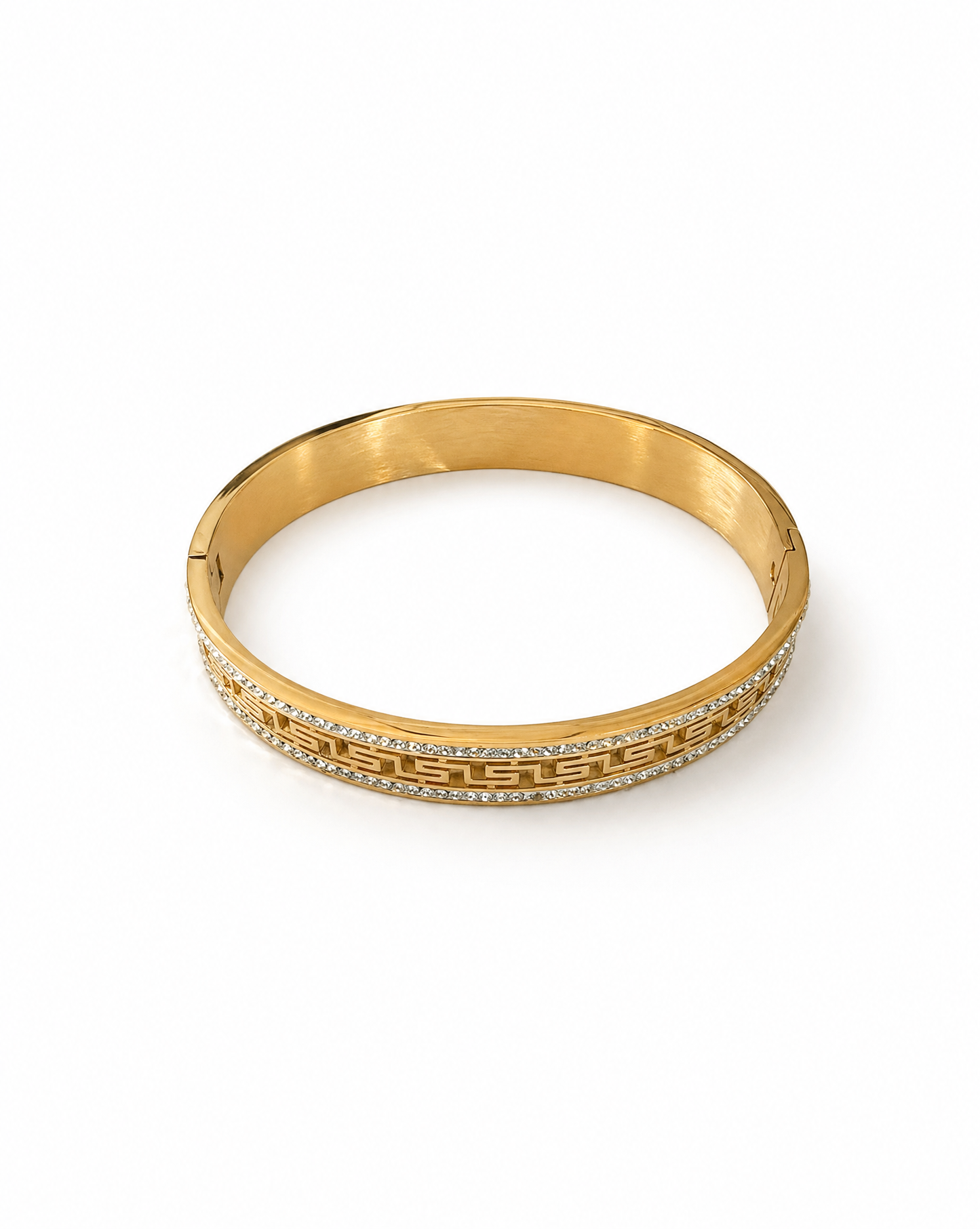 Greek Key Bangle Bracelet