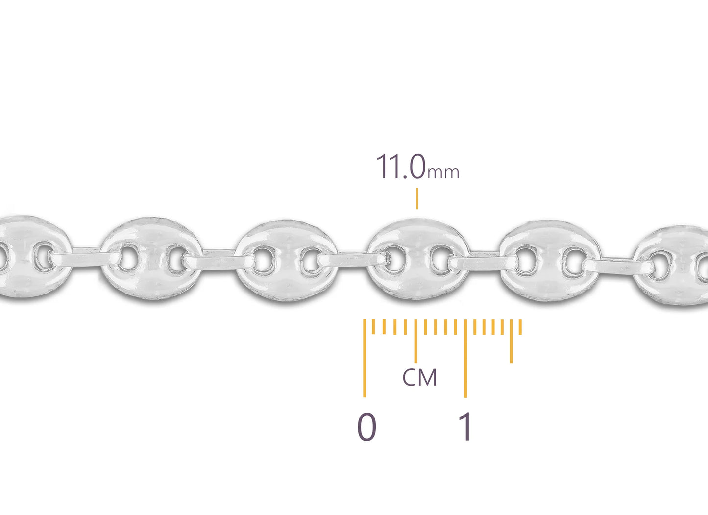 Sterling Silver Mariner Chain Bracelet