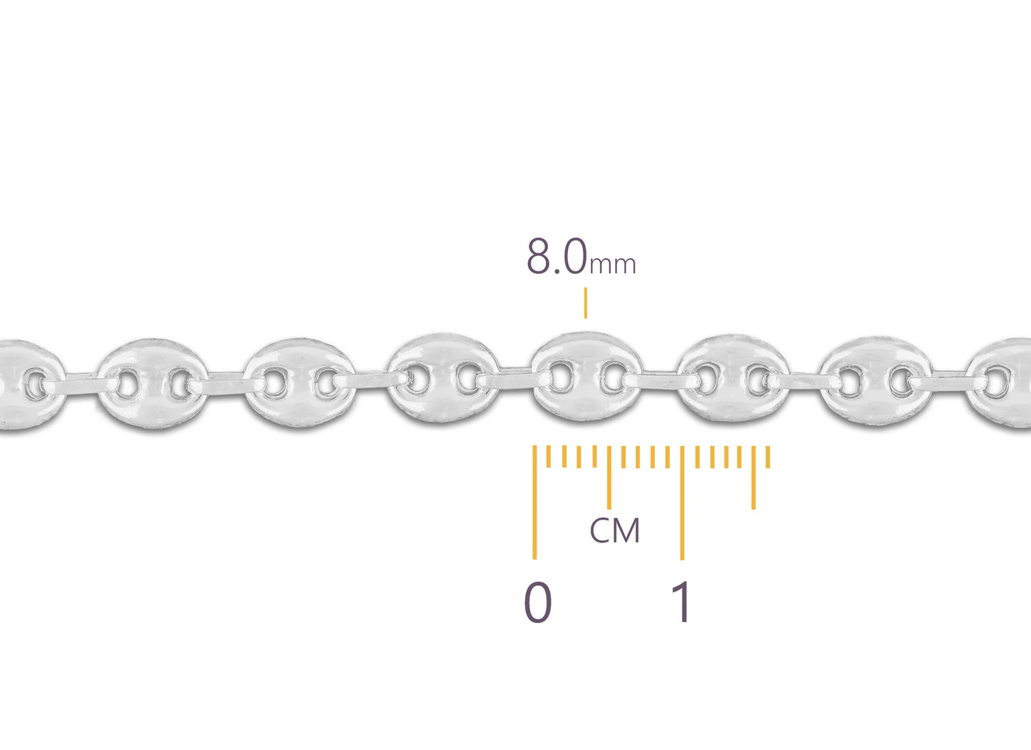 Sterling Silver Mariner Chain Bracelet