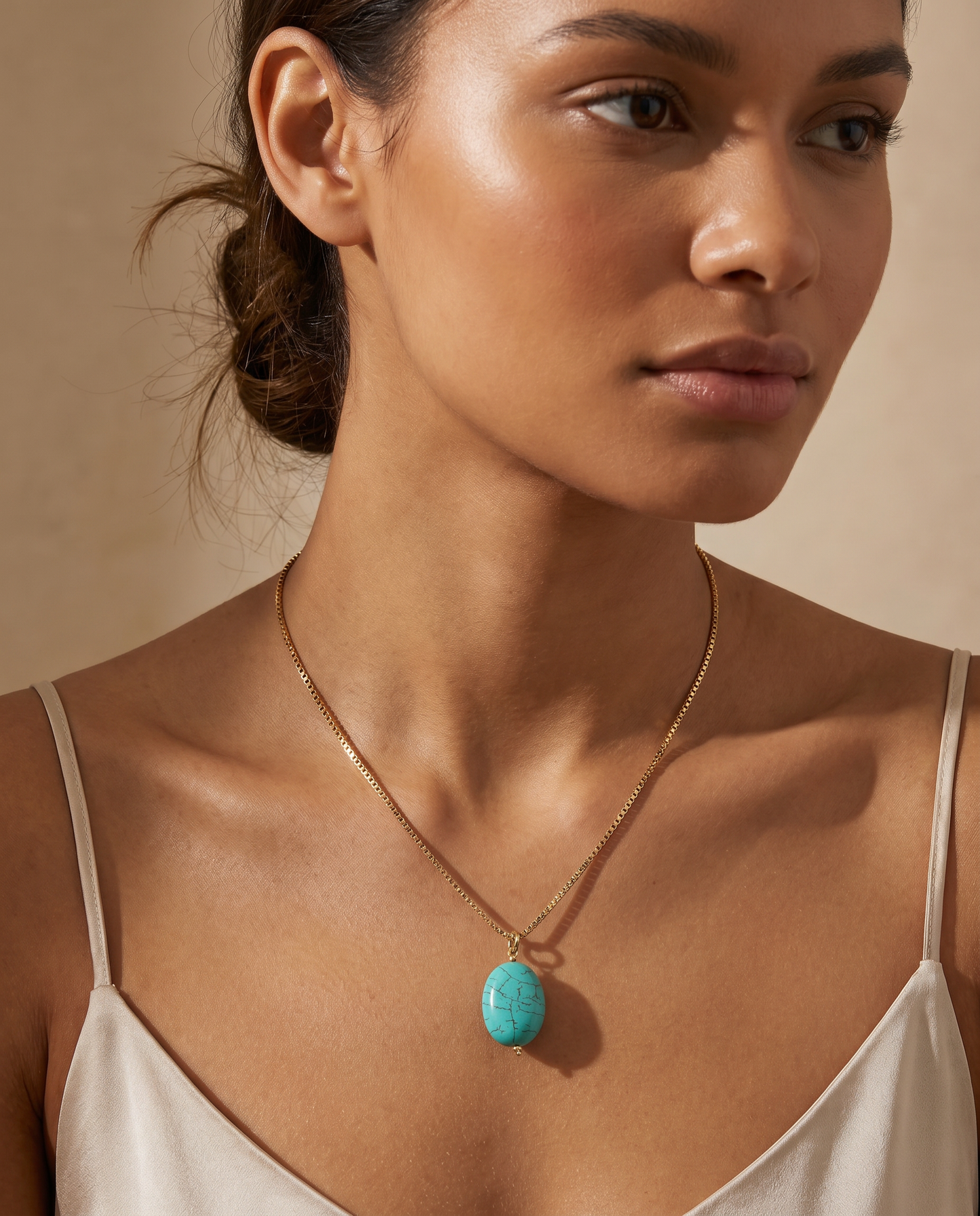 Turquoise Pendent Necklace