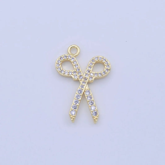 CZ Scissor Charm image 0