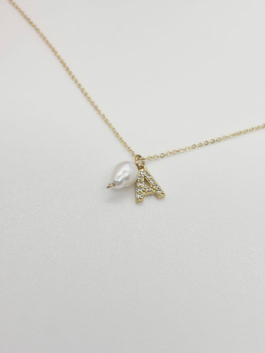 Personalized Pearl Necklace image 0