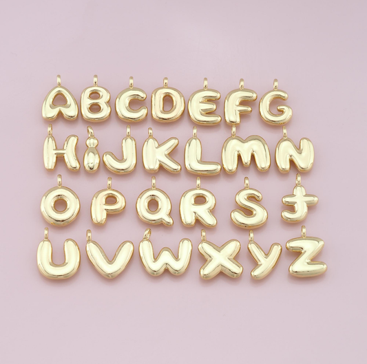 Medium MP Letter Loop Charm image 0